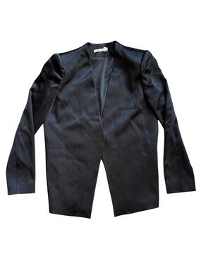 Alice + Olivia Collarless Blazer With Magnetic Closure